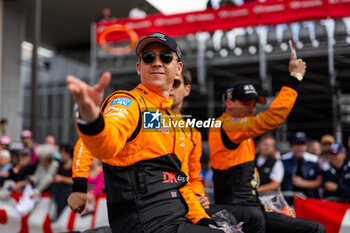 2024-06-14 - 59 SAUCY Grégoire (swi), COTTINGHAM James (gbr), COSTA Nicolas (bra), United Autosports, McLaren 720S GT3 Evo #59, LM GT3, FIA WEC, action during the Grande Parade des Pilotes of the 2024 24 Hours of Le Mans, 4th round of the 2024 FIA World Endurance Championship, on the Circuit des 24 Heures du Mans, on June 14, 2024 in Le Mans, France - 24 HEURES DU MANS 2024 - PARADE - ENDURANCE - MOTORS