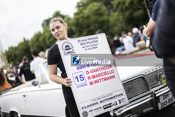 2024-06-14 - 15 VANTHOOR Dries (bel), MARCIELLO Raffaele (swi), WITTMANN Marco (ger), BMW M Team WRT, BMW Hybrid V8 #15, Hypercar, FIA WEC, action during the Grande Parade des Pilotes of the 2024 24 Hours of Le Mans, 4th round of the 2024 FIA World Endurance Championship, on the Circuit des 24 Heures du Mans, on June 14, 2024 in Le Mans, France - 24 HEURES DU MANS 2024 - PARADE - ENDURANCE - MOTORS