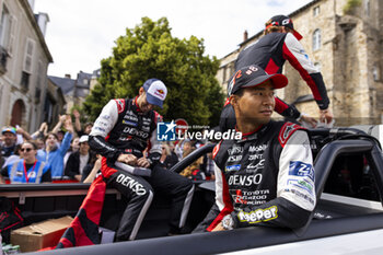 2024-06-14 - HIRAKAWA Ryo (jpn), Toyota Gazoo Racing, Toyota GR010 - Hybrid #08, Hypercar, FIA WEC, portrait during the Grande Parade des Pilotes of the 2024 24 Hours of Le Mans, 4th round of the 2024 FIA World Endurance Championship, on the Circuit des 24 Heures du Mans, on June 14, 2024 in Le Mans, France - 24 HEURES DU MANS 2024 - PARADE - ENDURANCE - MOTORS