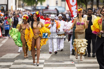 2024-06-14 - Ambiance during the Grande Parade des Pilotes of the 2024 24 Hours of Le Mans, 4th round of the 2024 FIA World Endurance Championship, on the Circuit des 24 Heures du Mans, on June 14, 2024 in Le Mans, France - 24 HEURES DU MANS 2024 - PARADE - ENDURANCE - MOTORS