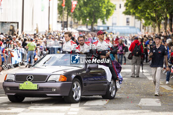 2024-06-14 - 78 VAN DER LINDE Kelvin (zaf), BOGUSLAVSKIY Timur, ROBIN Arnold (fra), Akkodis ASP Team, Lexus RC F GT3 #78, LM GT3, FIA WEC, ambiance during the Grande Parade des Pilotes of the 2024 24 Hours of Le Mans, 4th round of the 2024 FIA World Endurance Championship, on the Circuit des 24 Heures du Mans, on June 14, 2024 in Le Mans, France - 24 HEURES DU MANS 2024 - PARADE - ENDURANCE - MOTORS