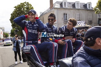 2024-06-14 - JARVIS Oliver (gbr), United Autosports, Oreca 07 - Gibson #22, LMP2, portrait during the Grande Parade des Pilotes of the 2024 24 Hours of Le Mans, 4th round of the 2024 FIA World Endurance Championship, on the Circuit des 24 Heures du Mans, on June 14, 2024 in Le Mans, France - 24 HEURES DU MANS 2024 - PARADE - ENDURANCE - MOTORS