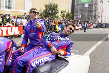 2024-06-14 - HANLEY Ben (gbr), United Autosports USA, Oreca 07 - Gibson #23 PRO/AM, LMP2, portrait during the Grande Parade des Pilotes of the 2024 24 Hours of Le Mans, 4th round of the 2024 FIA World Endurance Championship, on the Circuit des 24 Heures du Mans, on June 14, 2024 in Le Mans, France - 24 HEURES DU MANS 2024 - PARADE - ENDURANCE - MOTORS