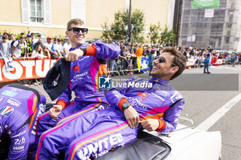 2024-06-14 - HANLEY Ben (gbr), United Autosports USA, Oreca 07 - Gibson #23 PRO/AM, LMP2, portrait during the Grande Parade des Pilotes of the 2024 24 Hours of Le Mans, 4th round of the 2024 FIA World Endurance Championship, on the Circuit des 24 Heures du Mans, on June 14, 2024 in Le Mans, France - 24 HEURES DU MANS 2024 - PARADE - ENDURANCE - MOTORS