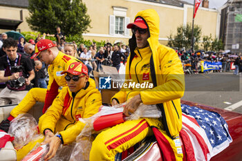 2024-06-14 - KUBICA Robert (pol), AF Corse, Ferrari 499P #83, Hypercar, FIA WEC, portrait during the Grande Parade des Pilotes of the 2024 24 Hours of Le Mans, 4th round of the 2024 FIA World Endurance Championship, on the Circuit des 24 Heures du Mans, on June 14, 2024 in Le Mans, France - 24 HEURES DU MANS 2024 - PARADE - ENDURANCE - MOTORS