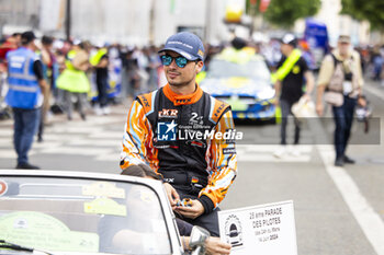 2024-06-14 - HORR Laurents (ger), DKR Engineering, Oreca 07 - Gibson #33, LMP2 PRO/AM, portrait during the Grande Parade des Pilotes of the 2024 24 Hours of Le Mans, 4th round of the 2024 FIA World Endurance Championship, on the Circuit des 24 Heures du Mans, on June 14, 2024 in Le Mans, France - 24 HEURES DU MANS 2024 - PARADE - ENDURANCE - MOTORS