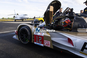 2024-06-14 - ILOTT Callum (gbr), Hertz Team Jota, Porsche 963 #12, Hypercar, FIA WEC, doing a shakedown on the Aerodrome of Le Mans during the 2024 24 Hours of Le Mans, 4th round of the 2024 FIA World Endurance Championship, on the Circuit des 24 Heures du Mans, on June 14, 2024 in Le Mans, France - 24 HEURES DU MANS 2024 - FRIDAY - ENDURANCE - MOTORS