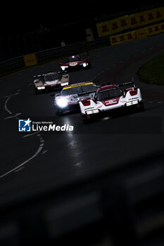 2024-06-15 - 05 CAMPBELL Matt (aus), CHRISTENSEN Michael (dnk), MAKOWIECKI Frédéric (fra), Porsche Penske Motorsport, Porsche 963 #05, Hypercar, FIA WEC, action during the Warm-Up of the 2024 24 Hours of Le Mans, 4th round of the 2024 FIA World Endurance Championship, on the Circuit des 24 Heures du Mans, on June 15, 2024 in Le Mans, France - 24 HEURES DU MANS 2024 - WARM-UP - ENDURANCE - MOTORS