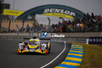 2024-06-15 - 65 SALES Rodrigo (usa), BECHE Mathias (swi), HUFFAKER Scott (usa), Panis Racing, Oreca 07 - Gibson #65, LMP2 PRO/AM, action during the Warm-Up of the 2024 24 Hours of Le Mans, 4th round of the 2024 FIA World Endurance Championship, on the Circuit des 24 Heures du Mans, on June 15, 2024 in Le Mans, France - 24 HEURES DU MANS 2024 - WARM-UP - ENDURANCE - MOTORS