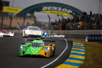 2024-06-15 - 34 SMIECHOWSKI Jakub (pol), LOMKO Vladislav (grd), NOVALAK Clément (fra), Inter Europol Competition, Oreca 07 - Gibson #34, LMP2, action during the Warm-Up of the 2024 24 Hours of Le Mans, 4th round of the 2024 FIA World Endurance Championship, on the Circuit des 24 Heures du Mans, on June 15, 2024 in Le Mans, France - 24 HEURES DU MANS 2024 - WARM-UP - ENDURANCE - MOTORS