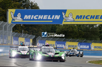 2024-06-15 - 63 BORTOLOTTI Mirko (ita), MORTARA Edoardo (ita), KVYAT Daniil, Lamborghini Iron Lynx, Lamborghini SC63 #63, Hypercar, FIA WEC, action, during the Warm-Up of the 2024 24 Hours of Le Mans, 4th round of the 2024 FIA World Endurance Championship, on the Circuit des 24 Heures du Mans, on June 15, 2024 in Le Mans, France - 24 HEURES DU MANS 2024 - WARM-UP - ENDURANCE - MOTORS