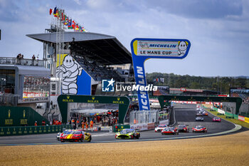 2024-06-15 - 88 TOLEDO Custodio (bra), AGOSTINI Ricciardo (ita), AF Corse, Ferrari 296 GT3, GT3, #88, action during the Road to Le Mans 2024, 3rd round of the 2024 Michelin Le Mans Cup, on the Circuit des 24 Heures du Mans, from June 12 to 15, 2024 in Le Mans, France - AUTO - ROAD TO LE MANS 2024 - ENDURANCE - MOTORS