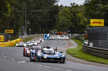 2024-06-15 - 35 MILESI Charles (fra), HABSBURG-Lothringen Ferdinand (aut), CHATIN Paul-Loup (fra), Alpine Endurance Team #35, Alpine A424, Hypercar, FIA WEC, action during the 2024 24 Hours of Le Mans, 4th round of the 2024 FIA World Endurance Championship, on the Circuit des 24 Heures du Mans, from June 15 to 16, 2024 in Le Mans, France - 24 HEURES DU MANS 2024 - RACE - ENDURANCE - MOTORS