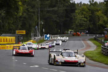 2024-06-15 - 38 RASMUSSEN Oliver (dnk), HANSON Philip (gbr), BUTTON Jenson (gbr), Hertz Team Jota, Porsche 963 #38, Hypercar, FIA WEC, action during the 2024 24 Hours of Le Mans, 4th round of the 2024 FIA World Endurance Championship, on the Circuit des 24 Heures du Mans, from June 15 to 16, 2024 in Le Mans, France - 24 HEURES DU MANS 2024 - RACE - ENDURANCE - MOTORS