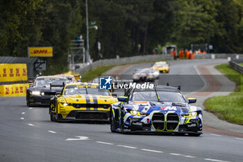 2024-06-15 - 46 MARTIN Maxime (bel), ROSSI Valentino (ita), AL HARTHY Ahmad (omn), Team WRT, BMW M4 GT3 #46, LM GT3 #44, FIA WEC, action during the 2024 24 Hours of Le Mans, 4th round of the 2024 FIA World Endurance Championship, on the Circuit des 24 Heures du Mans, from June 15 to 16, 2024 in Le Mans, France - 24 HEURES DU MANS 2024 - RACE - ENDURANCE - MOTORS