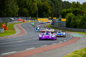 2024-06-15 - 14 HYETT PJ (usa), DELETRAZ Louis (swi), QUINN Alex (gbr), AO by TF, Oreca 07 - Gibson #14, LMP2 PRO/AM, action during the 2024 24 Hours of Le Mans, 4th round of the 2024 FIA World Endurance Championship, on the Circuit des 24 Heures du Mans, from June 15 to 16, 2024 in Le Mans, France - 24 HEURES DU MANS 2024 - RACE - ENDURANCE - MOTORS