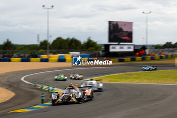 2024-06-15 - 24 SCHERER Fabio (swi), HEINEMEIER HANSSON David (dnk), SIMPSON Kyffin (usa), Nielsen Racing, Oreca 07 - Gibson #24, LMP2, action during the 2024 24 Hours of Le Mans, 4th round of the 2024 FIA World Endurance Championship, on the Circuit des 24 Heures du Mans, from June 15 to 16, 2024 in Le Mans, France - 24 HEURES DU MANS 2024 - RACE - ENDURANCE - MOTORS