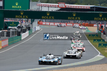 2024-06-15 - 36 VAXIVIERE Matthieu (fra), SCHUMACHER Mick (ger), LAPIERRE Nicolas (fra), Alpine Endurance Team, Alpine A424 #36, Hypercar, FIA WEC, action during the 2024 24 Hours of Le Mans, 4th round of the 2024 FIA World Endurance Championship, on the Circuit des 24 Heures du Mans, from June 15 to 16, 2024 in Le Mans, France - 24 HEURES DU MANS 2024 - RACE - ENDURANCE - MOTORS