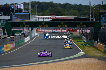 2024-06-15 - 14 HYETT PJ (usa), DELETRAZ Louis (swi), QUINN Alex (gbr), AO by TF, Oreca 07 - Gibson #14, LMP2 PRO/AM, action during the 2024 24 Hours of Le Mans, 4th round of the 2024 FIA World Endurance Championship, on the Circuit des 24 Heures du Mans, from June 15 to 16, 2024 in Le Mans, France - 24 HEURES DU MANS 2024 - RACE - ENDURANCE - MOTORS