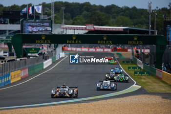 2024-06-15 - 24 SCHERER Fabio (swi), HEINEMEIER HANSSON David (dnk), SIMPSON Kyffin (usa), Nielsen Racing, Oreca 07 - Gibson #24, LMP2, action during the 2024 24 Hours of Le Mans, 4th round of the 2024 FIA World Endurance Championship, on the Circuit des 24 Heures du Mans, from June 15 to 16, 2024 in Le Mans, France - 24 HEURES DU MANS 2024 - RACE - ENDURANCE - MOTORS