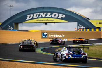 2024-06-15 - 88 OLSEN Dennis (dnk), PEDERSEN Mikkel (dnk), RODA Giorgio (ita), Proton Competition, Ford Mustang GT3 #88, LM GT3, FIA WEC, action during the 2024 24 Hours of Le Mans, 4th round of the 2024 FIA World Endurance Championship, on the Circuit des 24 Heures du Mans, from June 15 to 16, 2024 in Le Mans, France - 24 HEURES DU MANS 2024 - RACE - ENDURANCE - MOTORS