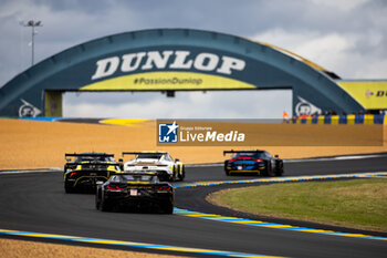 2024-06-15 - 82 JUNCADELLA Daniel (spa), BAUD Sébastien (fra), KOIZUMI Hiroshi (jpn), TF Sport, Corvette Z06 GT3.R #82, LM GT3, FIA WEC, action during the 2024 24 Hours of Le Mans, 4th round of the 2024 FIA World Endurance Championship, on the Circuit des 24 Heures du Mans, from June 15 to 16, 2024 in Le Mans, France - 24 HEURES DU MANS 2024 - RACE - ENDURANCE - MOTORS