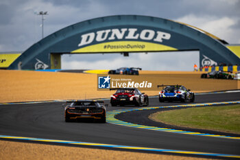 2024-06-15 - 86 WAINWRIGHT Michael (gbr), SERRA Daniel (bra), PERA Riccardo (ita), GR Racing, Ferrari 296 LMGT3 #86, LM GT3, action during the 2024 24 Hours of Le Mans, 4th round of the 2024 FIA World Endurance Championship, on the Circuit des 24 Heures du Mans, from June 15 to 16, 2024 in Le Mans, France - 24 HEURES DU MANS 2024 - RACE - ENDURANCE - MOTORS