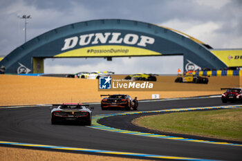 2024-06-15 - 54 FLOHR Thomas (swi), CASTELLACCI Francesco (ita), RIGON Davide (ita), Vista AF Corse, Ferrari 296 GT3 #54, LM GT3, FIA WEC, action during the 2024 24 Hours of Le Mans, 4th round of the 2024 FIA World Endurance Championship, on the Circuit des 24 Heures du Mans, from June 15 to 16, 2024 in Le Mans, France - 24 HEURES DU MANS 2024 - RACE - ENDURANCE - MOTORS