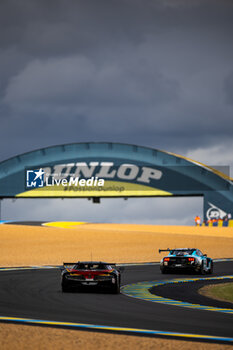 2024-06-15 - 155 LAURSEN Johnny (dnk), LAURSEN Conrad (dnk), TAYLOR Jordan (usa), Spirit of Race, Ferrari 296 LMGT3 #155, LM GT3, action during the 2024 24 Hours of Le Mans, 4th round of the 2024 FIA World Endurance Championship, on the Circuit des 24 Heures du Mans, from June 15 to 16, 2024 in Le Mans, France - 24 HEURES DU MANS 2024 - RACE - ENDURANCE - MOTORS