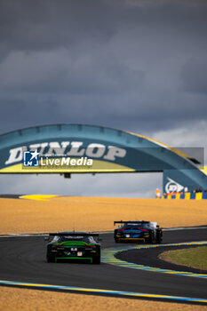 2024-06-15 - 777 SORENSEN Marco (dnk), BASTARD Erwan (fra), HOSHINO Satoshi (jpn), D'Station Racing, Aston Martin Vantage GT3 #777, LM GT3, FIA WEC, action during the 2024 24 Hours of Le Mans, 4th round of the 2024 FIA World Endurance Championship, on the Circuit des 24 Heures du Mans, from June 15 to 16, 2024 in Le Mans, France - 24 HEURES DU MANS 2024 - RACE - ENDURANCE - MOTORS