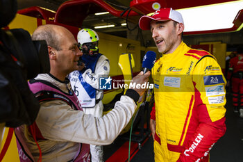 2024-06-15 - KUBICA Robert (pol), AF Corse, Ferrari 499P #83, Hypercar, FIA WEC, portrait during the 2024 24 Hours of Le Mans, 4th round of the 2024 FIA World Endurance Championship, on the Circuit des 24 Heures du Mans, from June 15 to 16, 2024 in Le Mans, France - 24 HEURES DU MANS 2024 - RACE - ENDURANCE - MOTORS