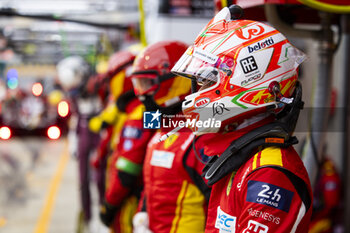 2024-06-15 - FUOCO Antonio (ita), Ferrari AF Corse, Ferrari 499P #50, Hypercar, FIA WEC, portrait during the 2024 24 Hours of Le Mans, 4th round of the 2024 FIA World Endurance Championship, on the Circuit des 24 Heures du Mans, from June 15 to 16, 2024 in Le Mans, France - 24 HEURES DU MANS 2024 - RACE - ENDURANCE - MOTORS