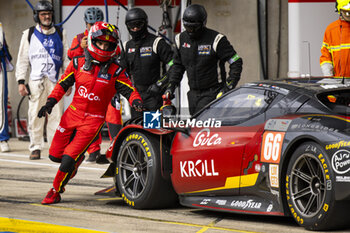 2024-06-15 - YOLUC Salih (tur), JMW Motorsport, Ferrari 296 LMGT3 #66, LM GT3, portrait during the 2024 24 Hours of Le Mans, 4th round of the 2024 FIA World Endurance Championship, on the Circuit des 24 Heures du Mans, from June 15 to 16, 2024 in Le Mans, France - 24 HEURES DU MANS 2024 - RACE - ENDURANCE - MOTORS