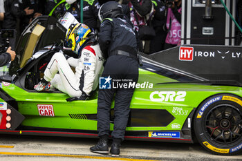 2024-06-15 - GROSJEAN Romain (fra), Lamborghini Iron Lynx, Lamborghini SC63 #19, Hypercar, portrait during the 2024 24 Hours of Le Mans, 4th round of the 2024 FIA World Endurance Championship, on the Circuit des 24 Heures du Mans, from June 15 to 16, 2024 in Le Mans, France - 24 HEURES DU MANS 2024 - RACE - ENDURANCE - MOTORS