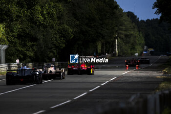 2024-06-15 - 50 FUOCO Antonio (ita), MOLINA Miguel (spa), NIELSEN Nicklas (dnk), Ferrari AF Corse, Ferrari 499P #50, Hypercar, FIA WEC, action during the 2024 24 Hours of Le Mans, 4th round of the 2024 FIA World Endurance Championship, on the Circuit des 24 Heures du Mans, from June 15 to 16, 2024 in Le Mans, France - 24 HEURES DU MANS 2024 - RACE - ENDURANCE - MOTORS