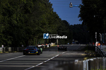 2024-06-15 - 27 JAMES Ian (usa), MANCINELLI Daniel (ita), RIBERAS Alex (spa), Heart of Racing Team, Aston Martin Vantage GT3 #27, LM GT3, FIA WEC, action during the 2024 24 Hours of Le Mans, 4th round of the 2024 FIA World Endurance Championship, on the Circuit des 24 Heures du Mans, from June 15 to 16, 2024 in Le Mans, France - 24 HEURES DU MANS 2024 - RACE - ENDURANCE - MOTORS