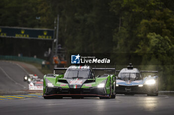 2024-06-15 - 63 BORTOLOTTI Mirko (ita), MORTARA Edoardo (ita), KVYAT Daniil, Lamborghini Iron Lynx, Lamborghini SC63 #63, Hypercar, FIA WEC, action during the 2024 24 Hours of Le Mans, 4th round of the 2024 FIA World Endurance Championship, on the Circuit des 24 Heures du Mans, from June 15 to 16, 2024 in Le Mans, France - 24 HEURES DU MANS 2024 - RACE - ENDURANCE - MOTORS