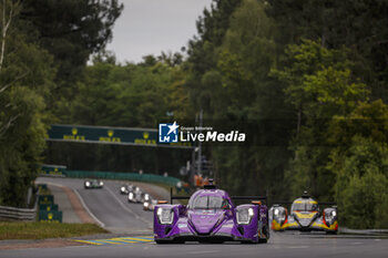 2024-06-15 - 14 HYETT PJ (usa), DELETRAZ Louis (swi), QUINN Alex (gbr), AO by TF, Oreca 07 - Gibson #14, LMP2 PRO/AM, action during the 2024 24 Hours of Le Mans, 4th round of the 2024 FIA World Endurance Championship, on the Circuit des 24 Heures du Mans, from June 15 to 16, 2024 in Le Mans, France - 24 HEURES DU MANS 2024 - RACE - ENDURANCE - MOTORS