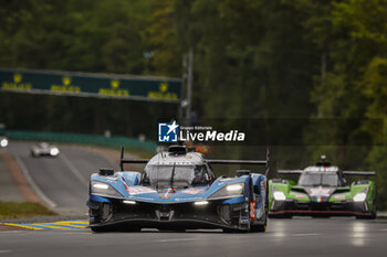 2024-06-15 - 36 VAXIVIERE Matthieu (fra), SCHUMACHER Mick (ger), LAPIERRE Nicolas (fra), Alpine Endurance Team, Alpine A424 #36, Hypercar, FIA WEC, action during the 2024 24 Hours of Le Mans, 4th round of the 2024 FIA World Endurance Championship, on the Circuit des 24 Heures du Mans, from June 15 to 16, 2024 in Le Mans, France - 24 HEURES DU MANS 2024 - RACE - ENDURANCE - MOTORS