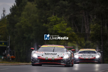 2024-06-15 - 54 FLOHR Thomas (swi), CASTELLACCI Francesco (ita), RIGON Davide (ita), Vista AF Corse, Ferrari 296 GT3 #54, LM GT3, FIA WEC, action during the 2024 24 Hours of Le Mans, 4th round of the 2024 FIA World Endurance Championship, on the Circuit des 24 Heures du Mans, from June 15 to 16, 2024 in Le Mans, France - 24 HEURES DU MANS 2024 - RACE - ENDURANCE - MOTORS