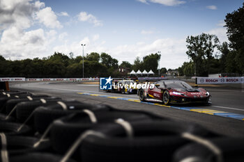 2024-06-15 - 66 PETROBELLI Giacomo (ita), TEN VOORDE Larry (nld), YOLUC Salih (tur), JMW Motorsport, Ferrari 296 LMGT3 #66, LM GT3, action during the 2024 24 Hours of Le Mans, 4th round of the 2024 FIA World Endurance Championship, on the Circuit des 24 Heures du Mans, from June 15 to 16, 2024 in Le Mans, France - 24 HEURES DU MANS 2024 - RACE - ENDURANCE - MOTORS