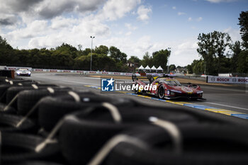 2024-06-15 - 50 FUOCO Antonio (ita), MOLINA Miguel (spa), NIELSEN Nicklas (dnk), Ferrari AF Corse, Ferrari 499P #50, Hypercar, FIA WEC, action during the 2024 24 Hours of Le Mans, 4th round of the 2024 FIA World Endurance Championship, on the Circuit des 24 Heures du Mans, from June 15 to 16, 2024 in Le Mans, France - 24 HEURES DU MANS 2024 - RACE - ENDURANCE - MOTORS