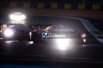 2024-06-15 - 70 IRIBE Brendan (usa), MILLROY Ollie (gar), SCHANDORFF Frederik (dnk), Inception Racing, McLaren 720S LMGT3 Evo, LM GT3, action during the 2024 24 Hours of Le Mans, 4th round of the 2024 FIA World Endurance Championship, on the Circuit des 24 Heures du Mans, from June 15 to 16, 2024 in Le Mans, France - 24 HEURES DU MANS 2024 - RACE - ENDURANCE - MOTORS