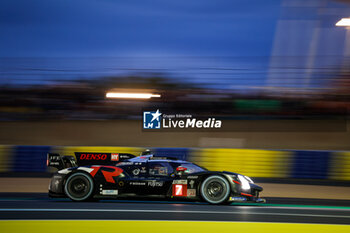 2024-06-15 - 07 LOPEZ José María (arg), KOBAYASHI Kamui (jpn), DE VRIES Nyck (nld), Toyota Gazoo Racing, Toyota GR010 - Hybrid #07, Hypercar, FIA WEC, action, during the 2024 24 Hours of Le Mans, 4th round of the 2024 FIA World Endurance Championship, on the Circuit des 24 Heures du Mans, from June 15 to 16, 2024 in Le Mans, France - 24 HEURES DU MANS 2024 - RACE - ENDURANCE - MOTORS