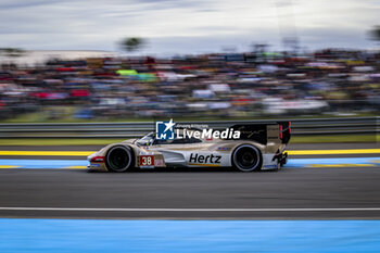 2024-06-15 - 38 RASMUSSEN Oliver (dnk), HANSON Philip (gbr), BUTTON Jenson (gbr), Hertz Team Jota, Porsche 963 #38, Hypercar, FIA WEC, action during the 2024 24 Hours of Le Mans, 4th round of the 2024 FIA World Endurance Championship, on the Circuit des 24 Heures du Mans, from June 15 to 16, 2024 in Le Mans, France - 24 HEURES DU MANS 2024 - RACE - ENDURANCE - MOTORS