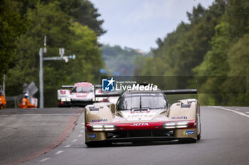 2024-06-15 - 38 RASMUSSEN Oliver (dnk), HANSON Philip (gbr), BUTTON Jenson (gbr), Hertz Team Jota, Porsche 963 #38, Hypercar, FIA WEC, action during the 2024 24 Hours of Le Mans, 4th round of the 2024 FIA World Endurance Championship, on the Circuit des 24 Heures du Mans, from June 15 to 16, 2024 in Le Mans, France - 24 HEURES DU MANS 2024 - RACE - ENDURANCE - MOTORS