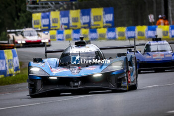 2024-06-15 - 36 VAXIVIERE Matthieu (fra), SCHUMACHER Mick (ger), LAPIERRE Nicolas (fra), Alpine Endurance Team, Alpine A424 #36, Hypercar, FIA WEC, action during the 2024 24 Hours of Le Mans, 4th round of the 2024 FIA World Endurance Championship, on the Circuit des 24 Heures du Mans, from June 15 to 16, 2024 in Le Mans, France - 24 HEURES DU MANS 2024 - RACE - ENDURANCE - MOTORS