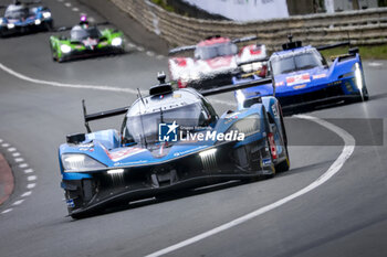 2024-06-15 - 35 MILESI Charles (fra), HABSBURG-Lothringen Ferdinand (aut), CHATIN Paul-Loup (fra), Alpine Endurance Team #35, Alpine A424, Hypercar, FIA WEC, action during the 2024 24 Hours of Le Mans, 4th round of the 2024 FIA World Endurance Championship, on the Circuit des 24 Heures du Mans, from June 15 to 16, 2024 in Le Mans, France - 24 HEURES DU MANS 2024 - RACE - ENDURANCE - MOTORS