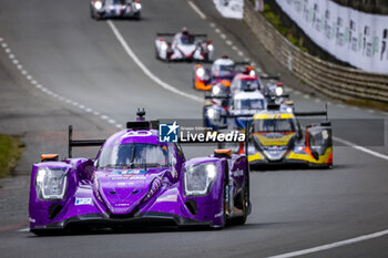 2024-06-15 - 14 HYETT PJ (usa), DELETRAZ Louis (swi), QUINN Alex (gbr), AO by TF, Oreca 07 - Gibson #14, LMP2 PRO/AM, action during the 2024 24 Hours of Le Mans, 4th round of the 2024 FIA World Endurance Championship, on the Circuit des 24 Heures du Mans, from June 15 to 16, 2024 in Le Mans, France - 24 HEURES DU MANS 2024 - RACE - ENDURANCE - MOTORS