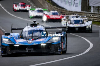 2024-06-15 - 36 VAXIVIERE Matthieu (fra), SCHUMACHER Mick (ger), LAPIERRE Nicolas (fra), Alpine Endurance Team, Alpine A424 #36, Hypercar, FIA WEC, action during the 2024 24 Hours of Le Mans, 4th round of the 2024 FIA World Endurance Championship, on the Circuit des 24 Heures du Mans, from June 15 to 16, 2024 in Le Mans, France - 24 HEURES DU MANS 2024 - RACE - ENDURANCE - MOTORS